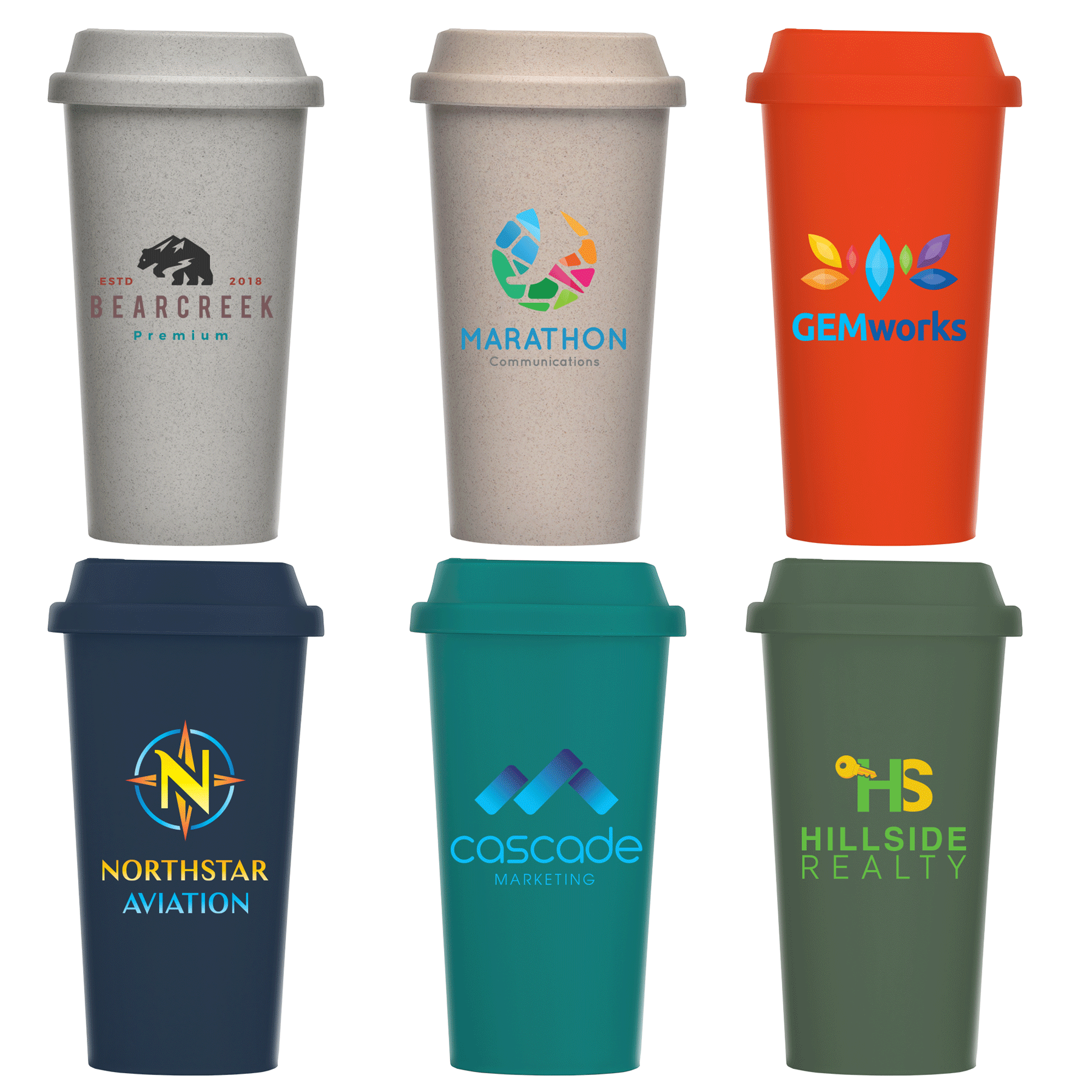 Custom Printed Costa Rica 16 oz Eco Wheat Tumbler Online