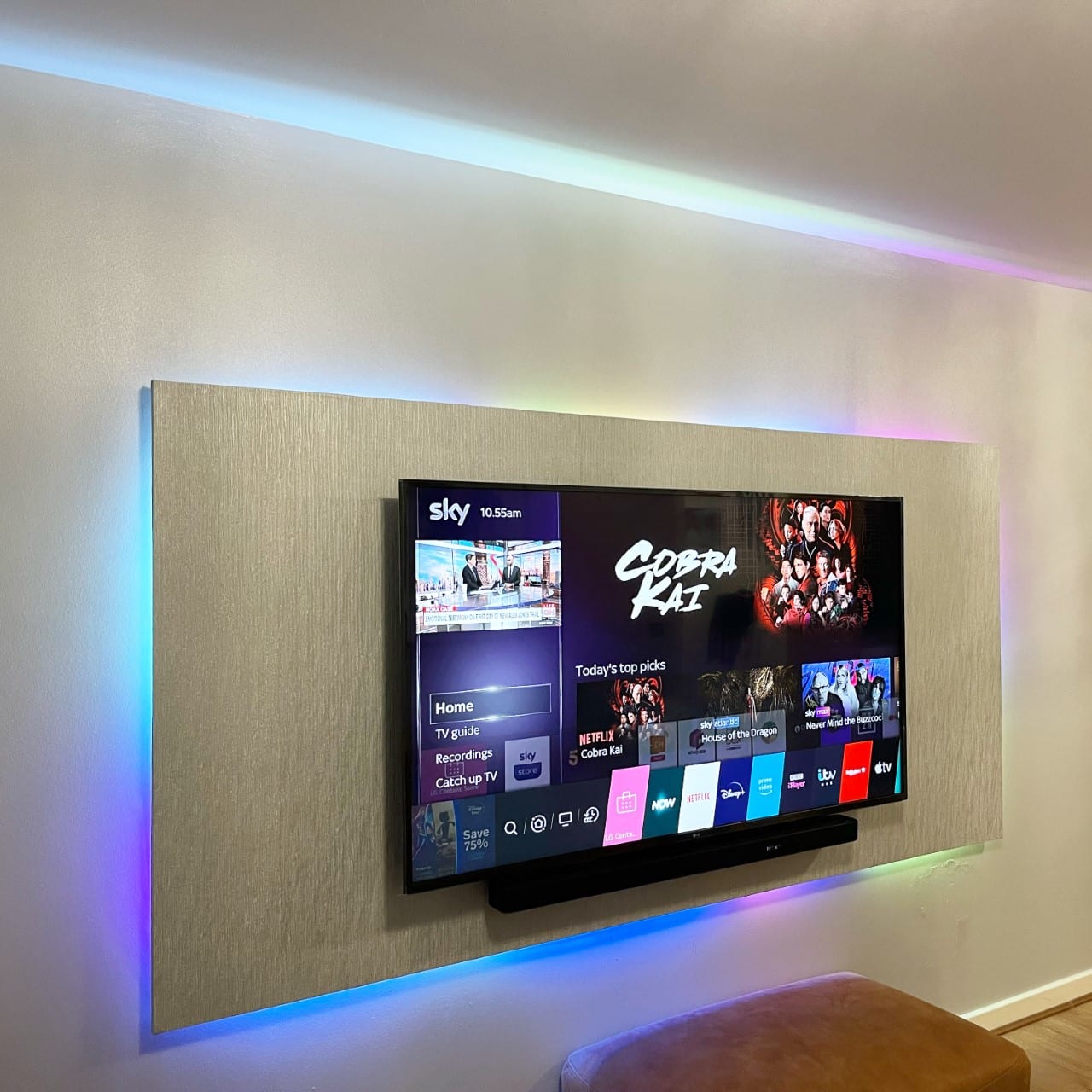 TV wall mounting service near me