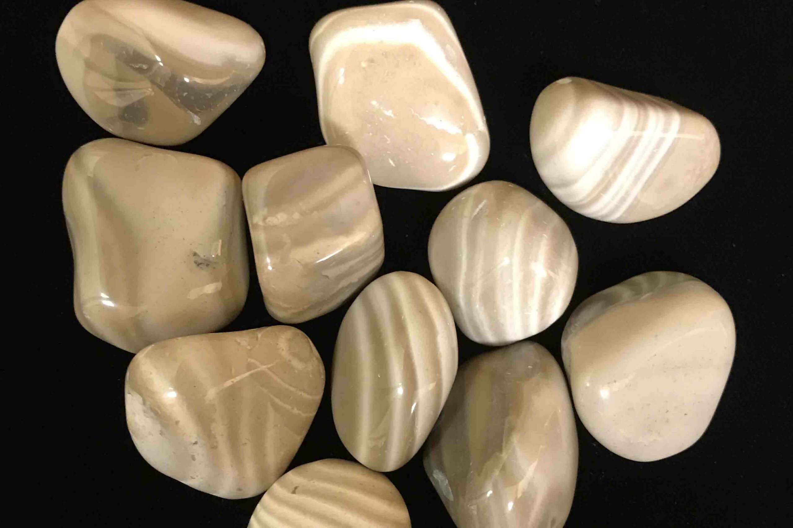 Tumbled Flint Stones (Large) The Twisted Bead and Rock Shop