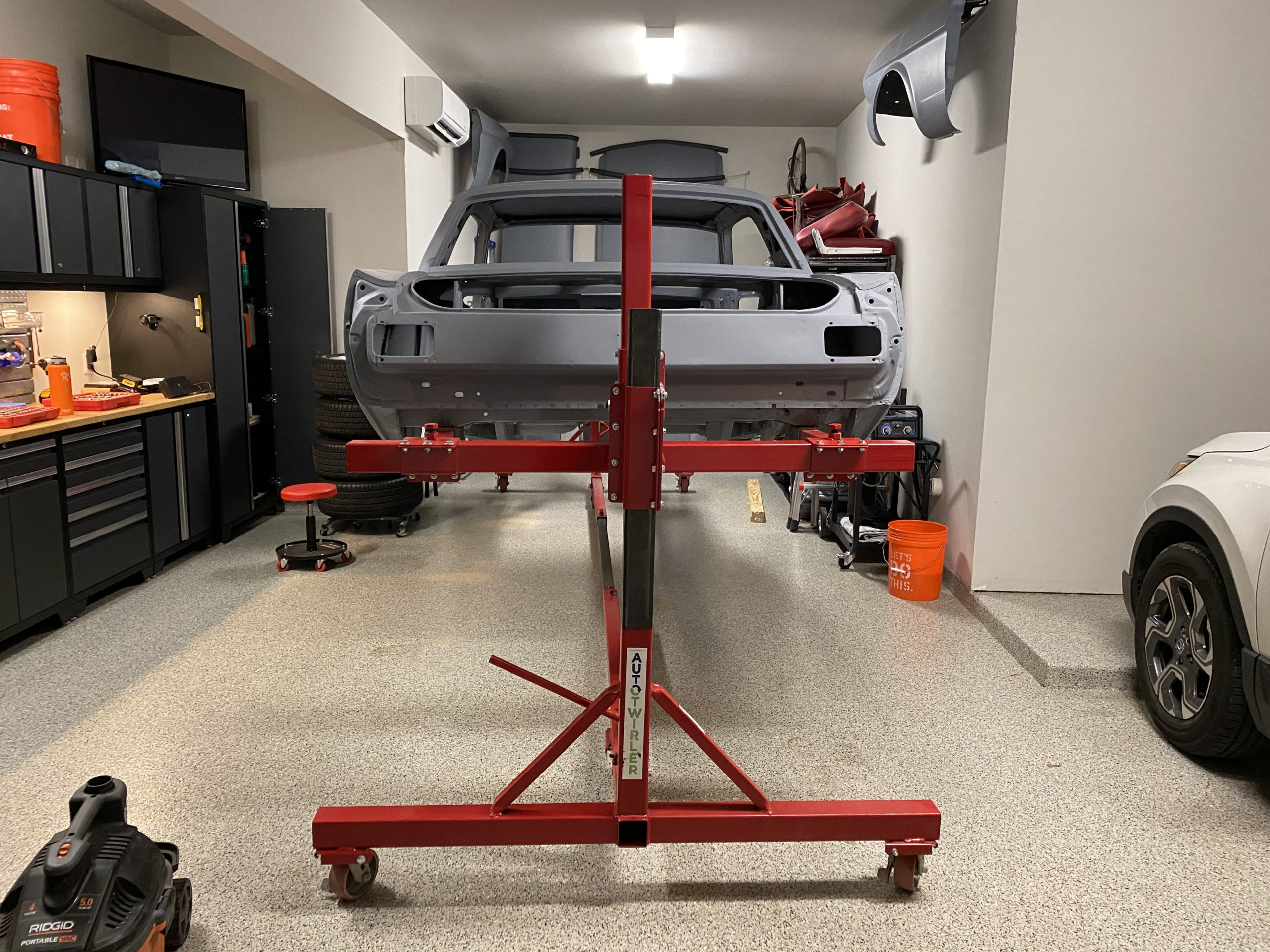 Off the rotisserie JJ's Garage