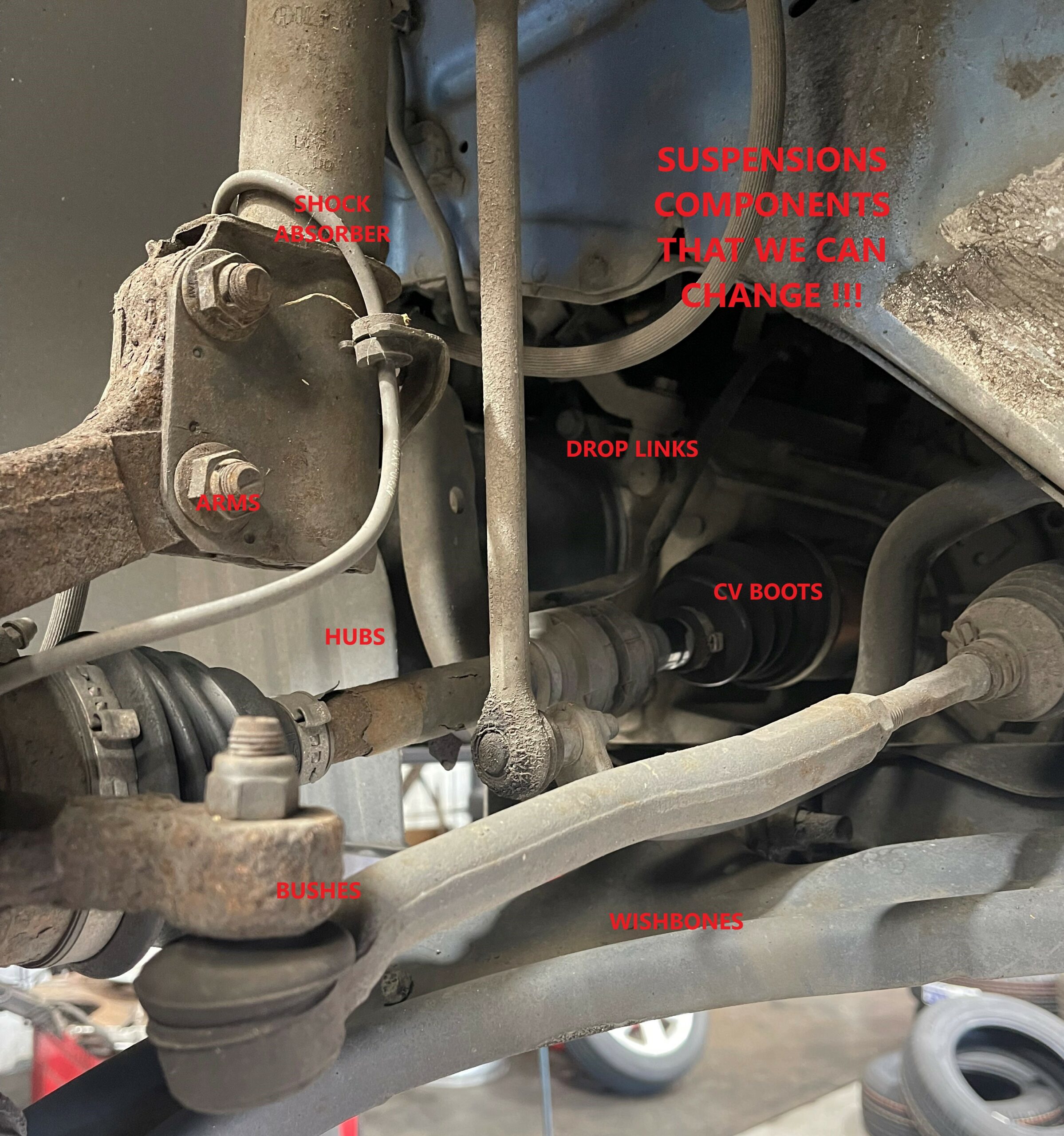 Suspension repair or replacement - The Tyre Shop