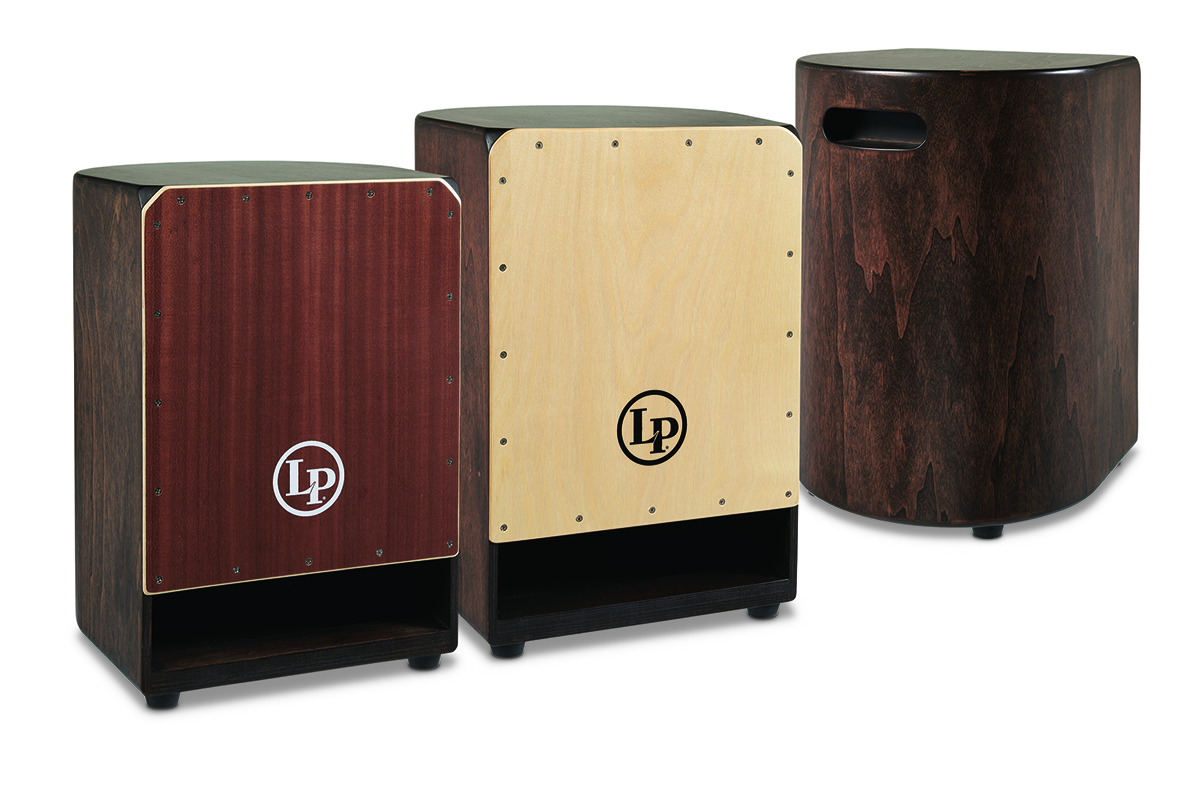 Latin Percussion Launches Seven New Cajons & Deluxe Cajon Cushion The