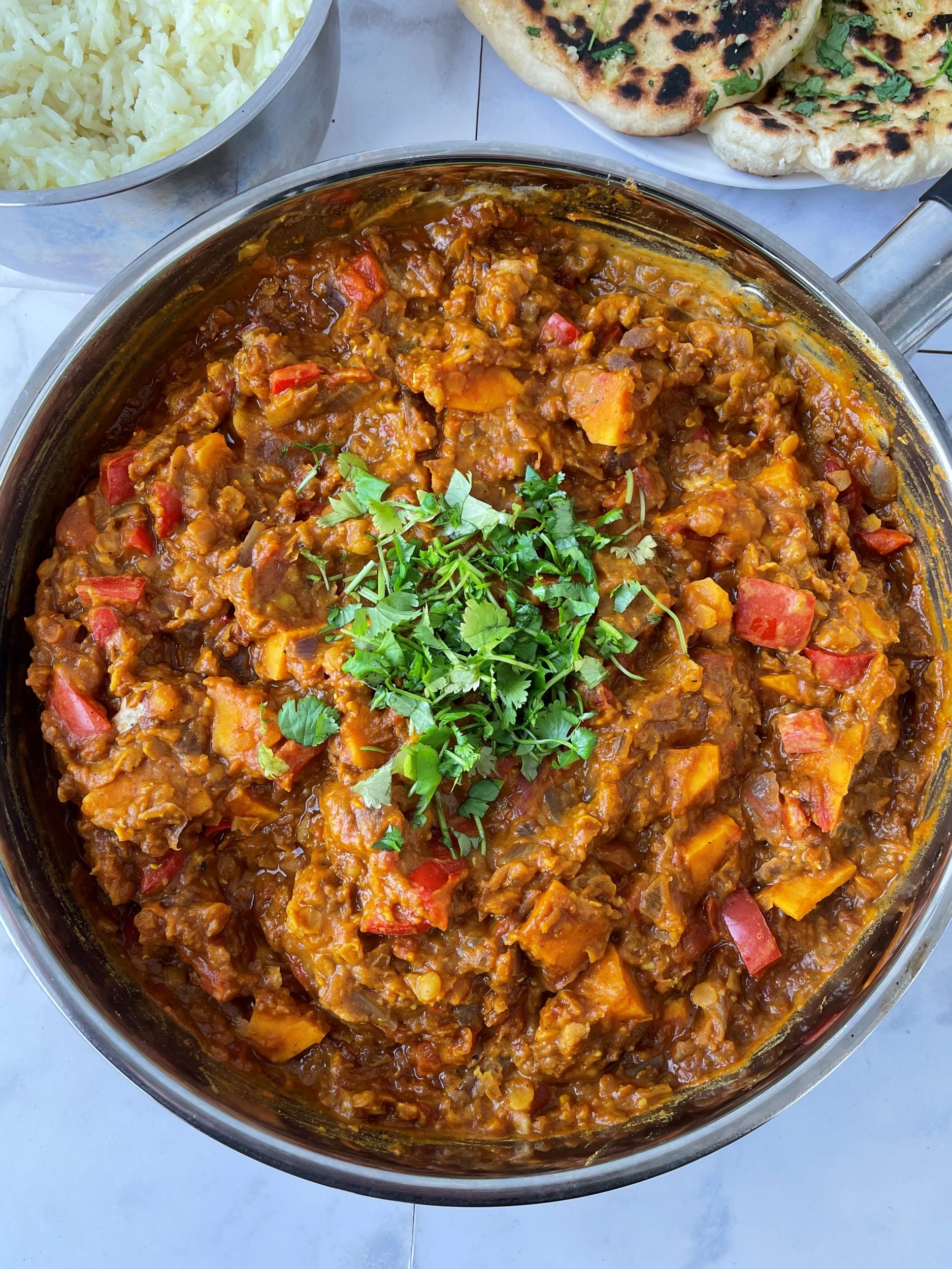 Sweet Potato and Lentil Dhal TheUniCook