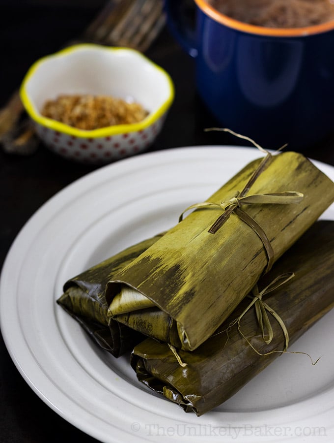 Suman Recipe Filipino Sticky Rice Cake in Banana Leaves The