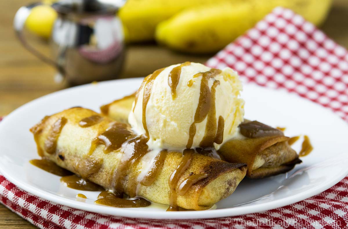 Turon Recipe (Filipino Banana Lumpia) The Unlikely Baker