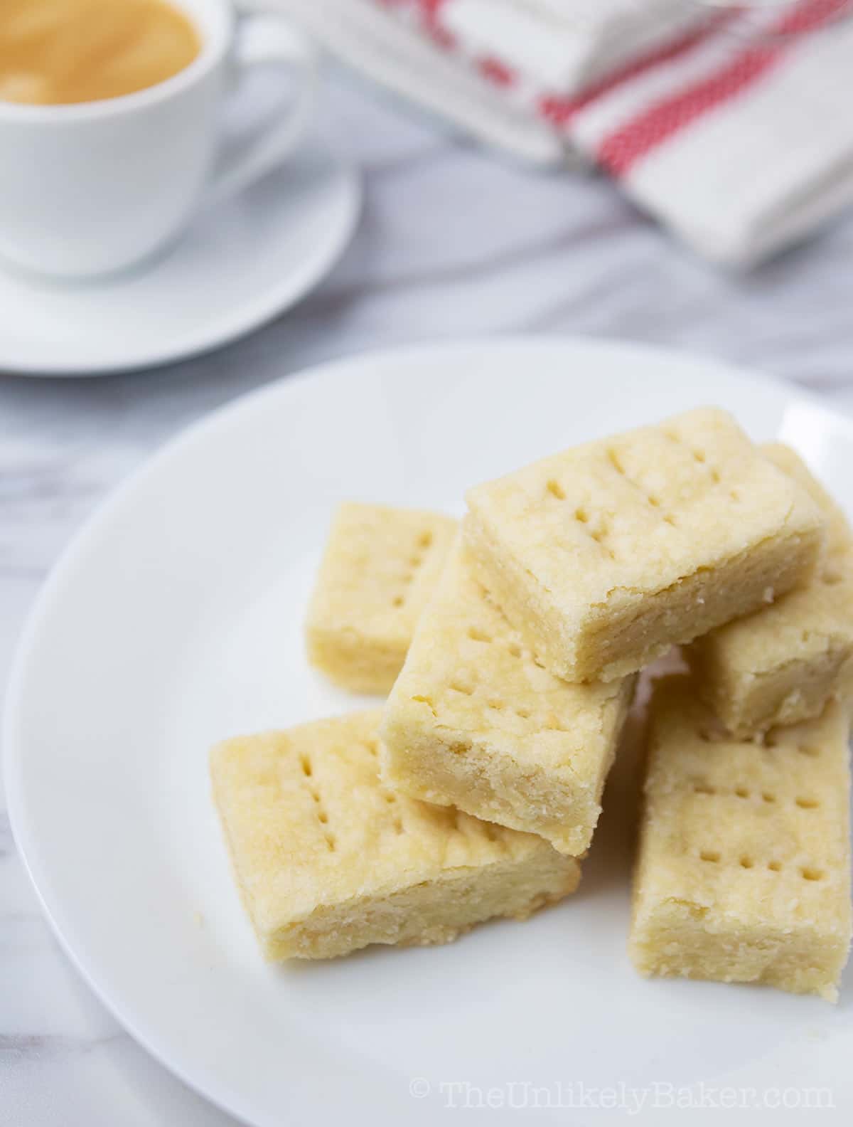 Buttery Shortbread Cookies Easy NoFail Recipe The Unlikely Baker