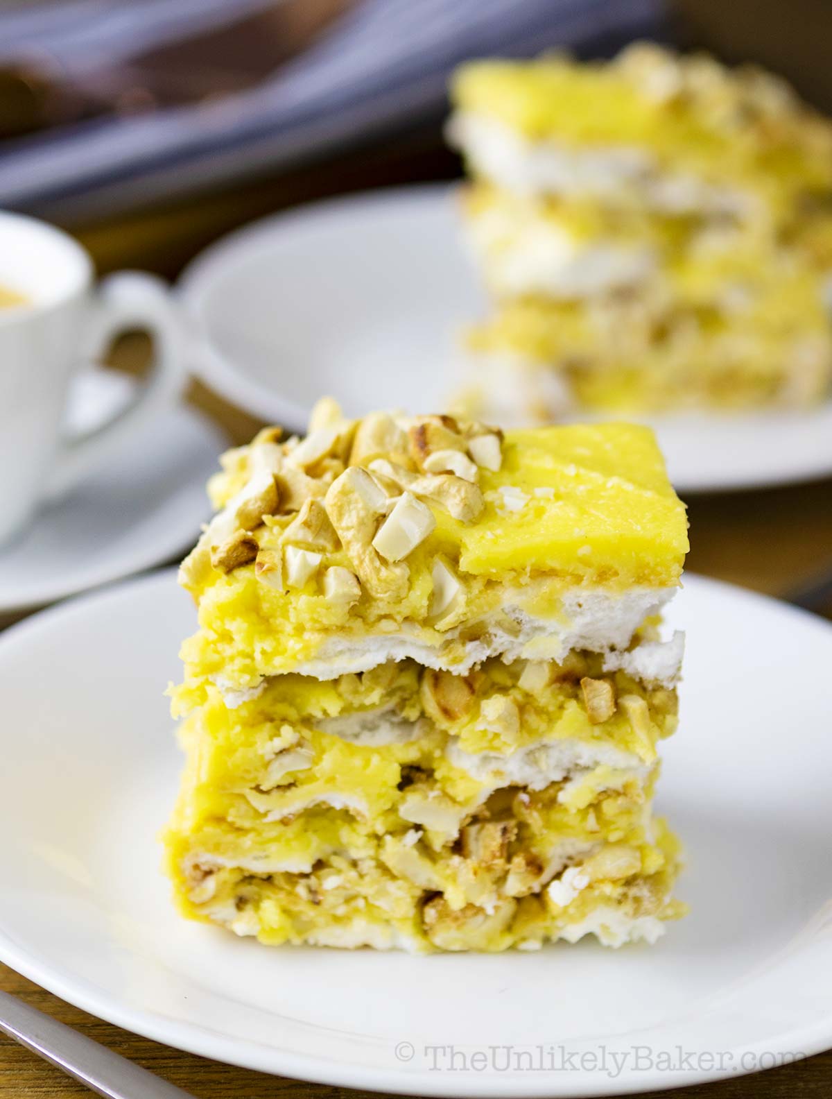 Sans Rival Cake Recipe (Filipino Cashew Meringue Cake) The Unlikely Baker
