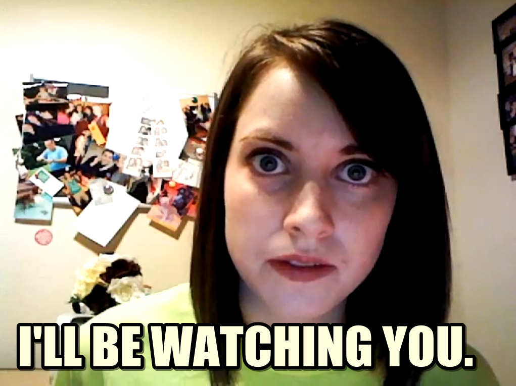 Creepy Stalker Girl Meme