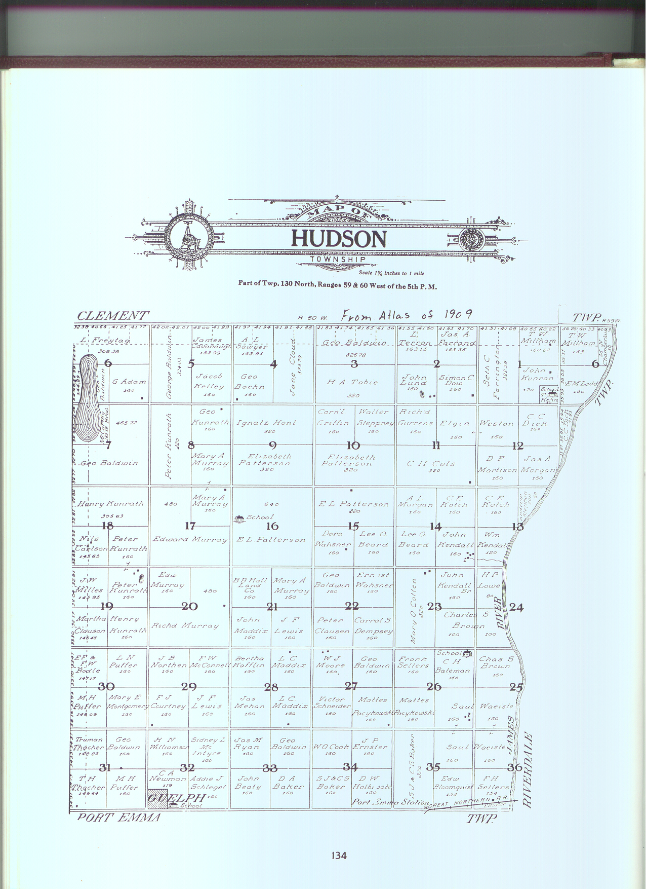 North Dakota Plat Map Dickey County NDGenWeb Maps