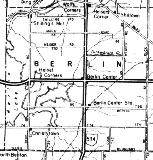 Mahoning County OHGen Project Mahoning County Township Map