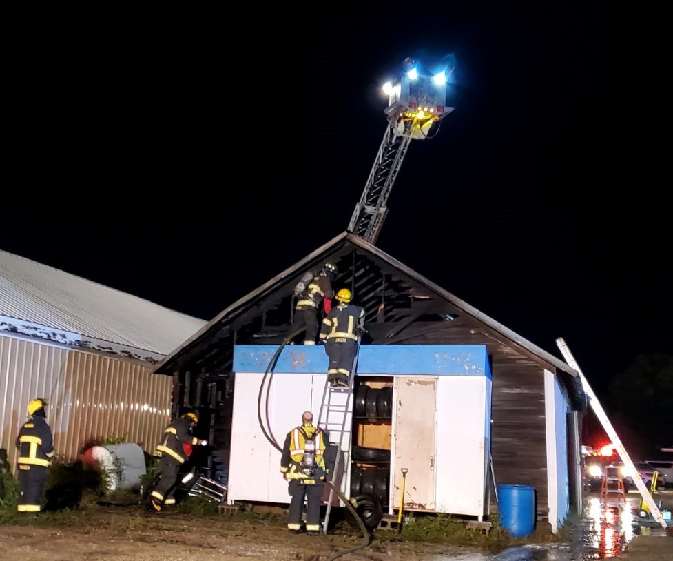Milbank Fire Department Quickly Controls Blaze at Gesswein Motors The Valley Express