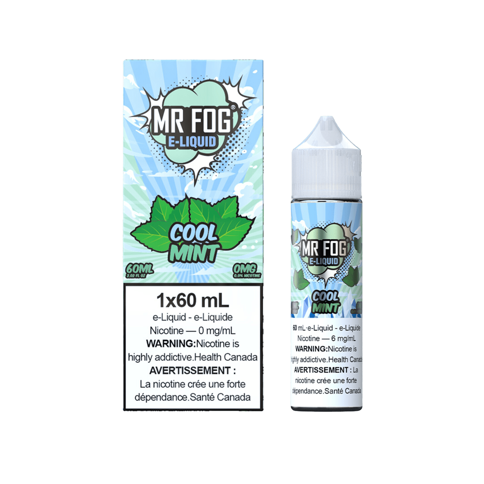 Mr. Fog ELiquid Cool Mint Vape Station