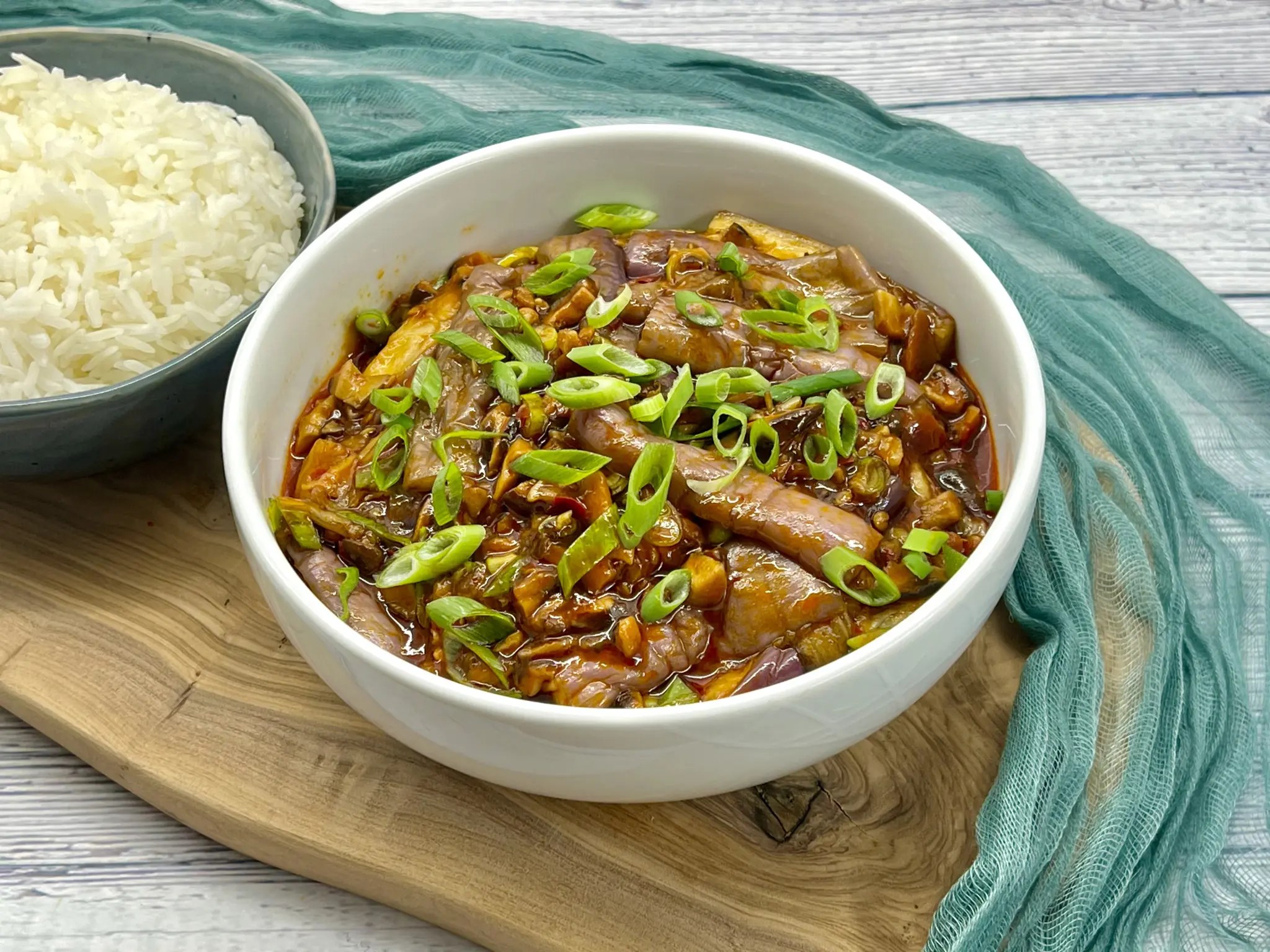 Vegan Fish Fragrant Eggplant The Vegan Kitchen