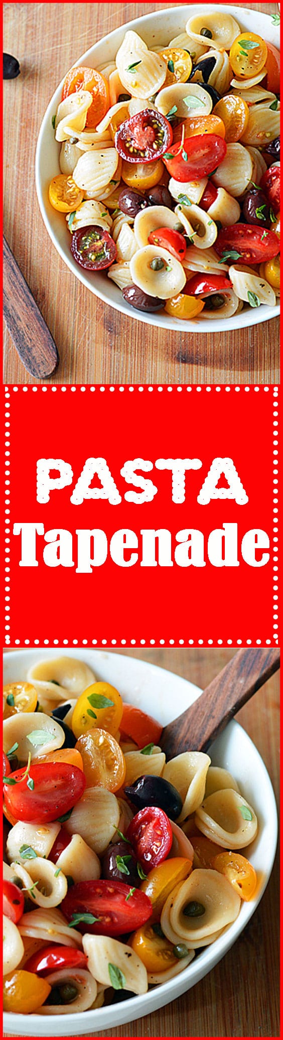 Pasta Tapenade {Vegan} TheVegLife