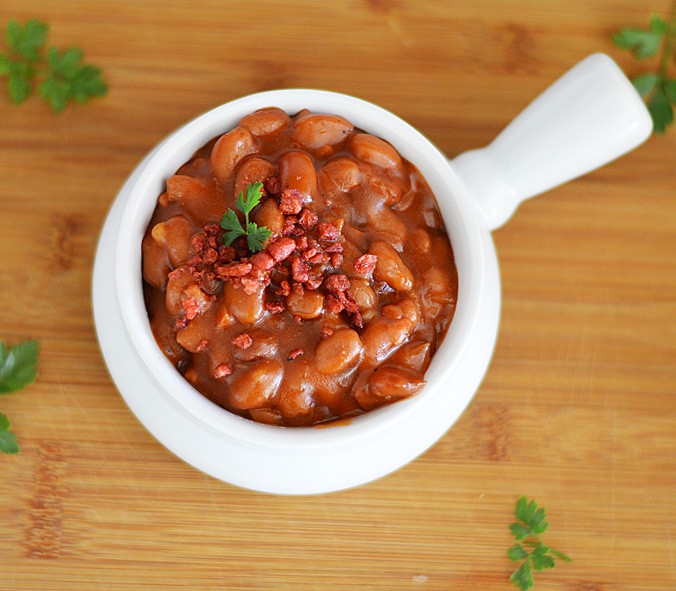 Brown Sugar Barbecue Baked Beans {Vegan} TheVegLife