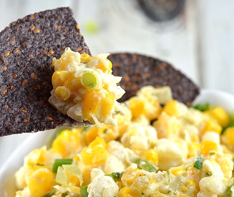 Hominy and Green Chile Dip {Vegan} TheVegLife