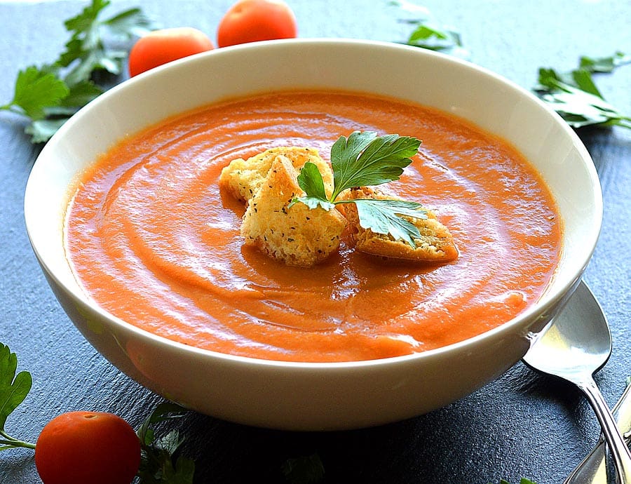 Roasted Tomato Soup TheVegLife