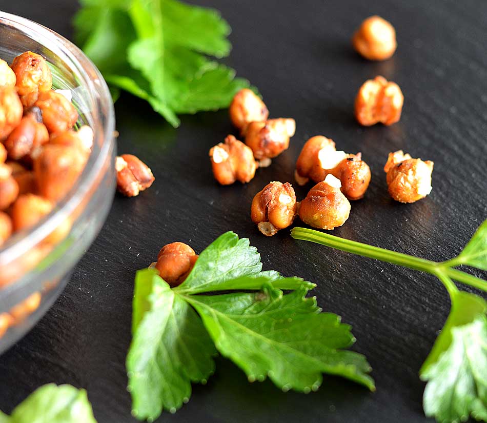 BeeFree Roasted Honey Mustard Chickpeas TheVegLife