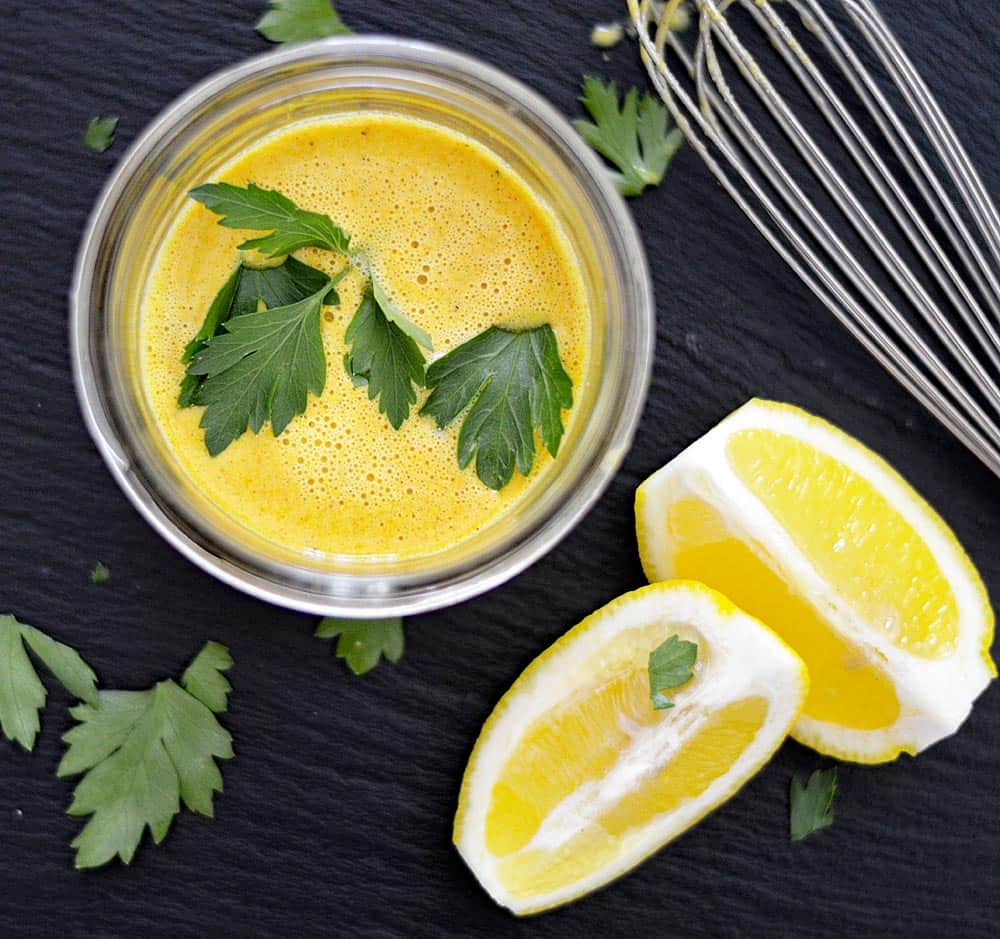 Kale & Quinoa Salad with Lemon Turmeric Tahini Dressing TheVegLife