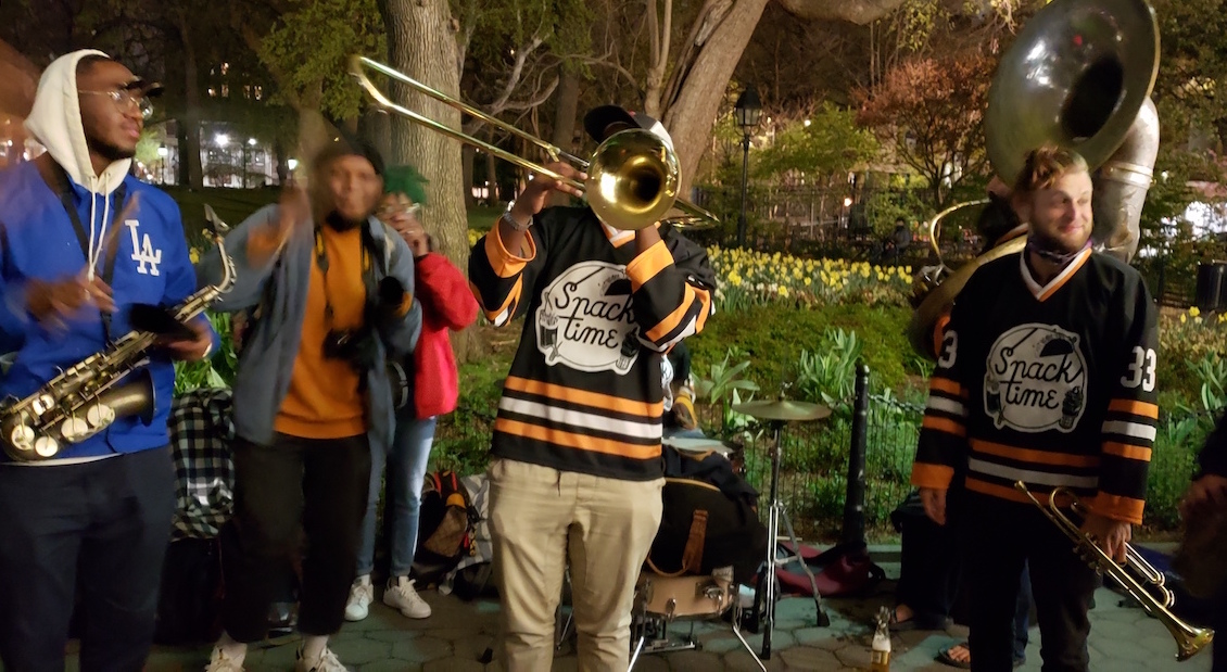 Brass bands horn in on Washington Square Park The Village Sun