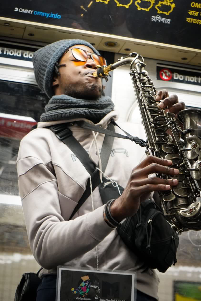 Trapjazz sax player 'Lucky Buddha' blazes his own path, from subway to