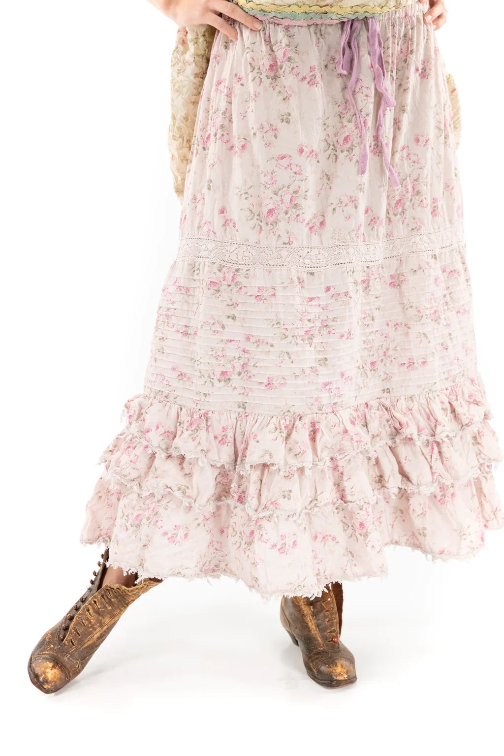 Penelope Ruffled Skirt in Molly by Magnolia Pearl The Vintage Garden