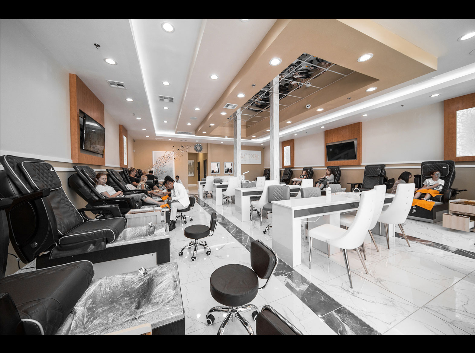 Nail Salon Furniture, Custom Furniture, Salon Furniture, Interior