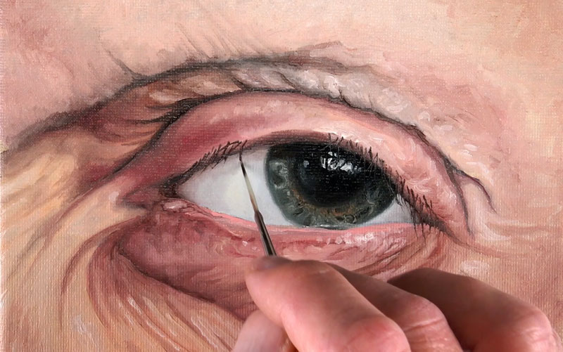 How to Paint a Realistic Eye Oils