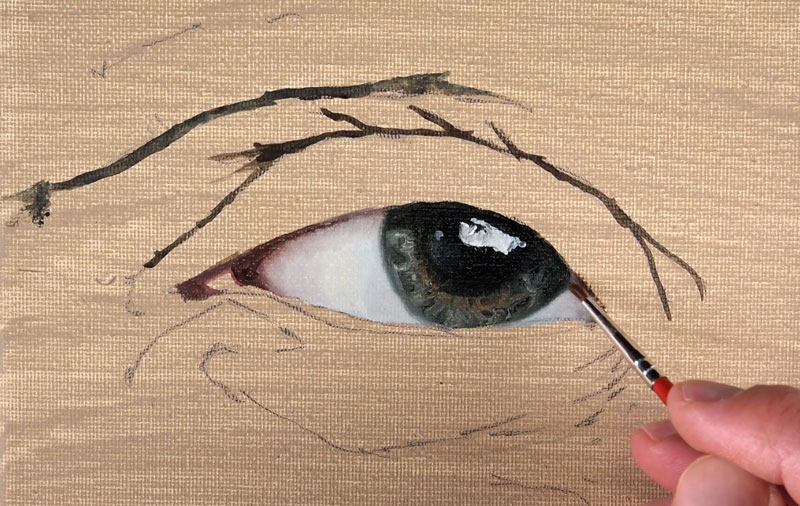How to Paint a Realistic Eye Oils