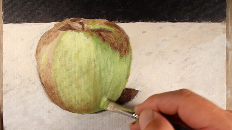Basic Acrylic Painting Techniques How to Paint an Apple