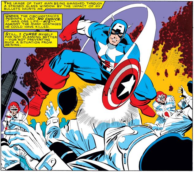Captain America 322 (October 1986) THE VIRTUES OF CAPTAIN AMERICA