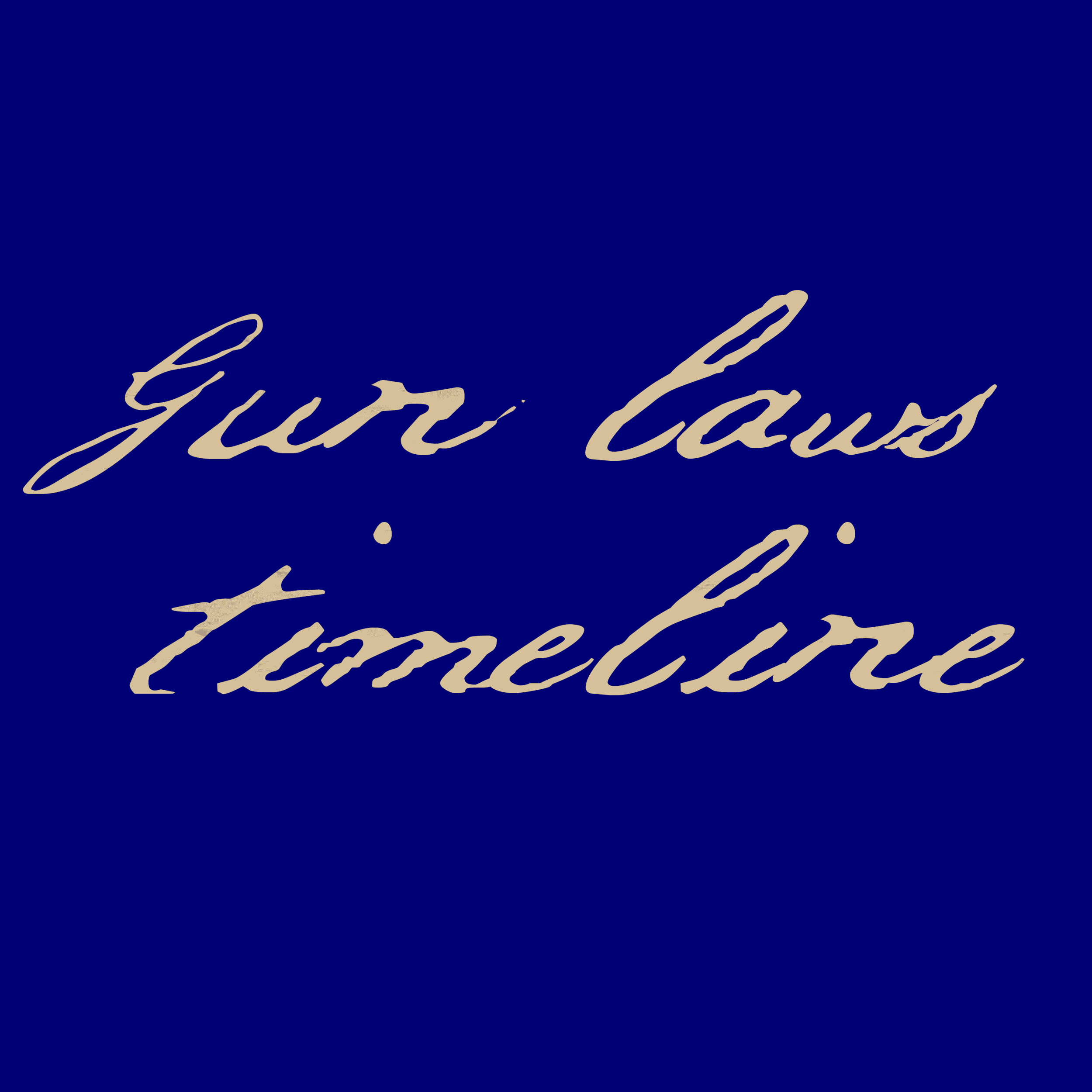 United States gun laws timeline graphic The Vision Online