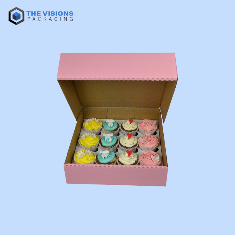 Custom Cupcake Boxes Wholesale The Vision Packaging