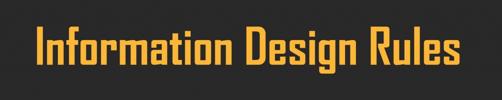 Information Design Rules The Visual Communication Guy