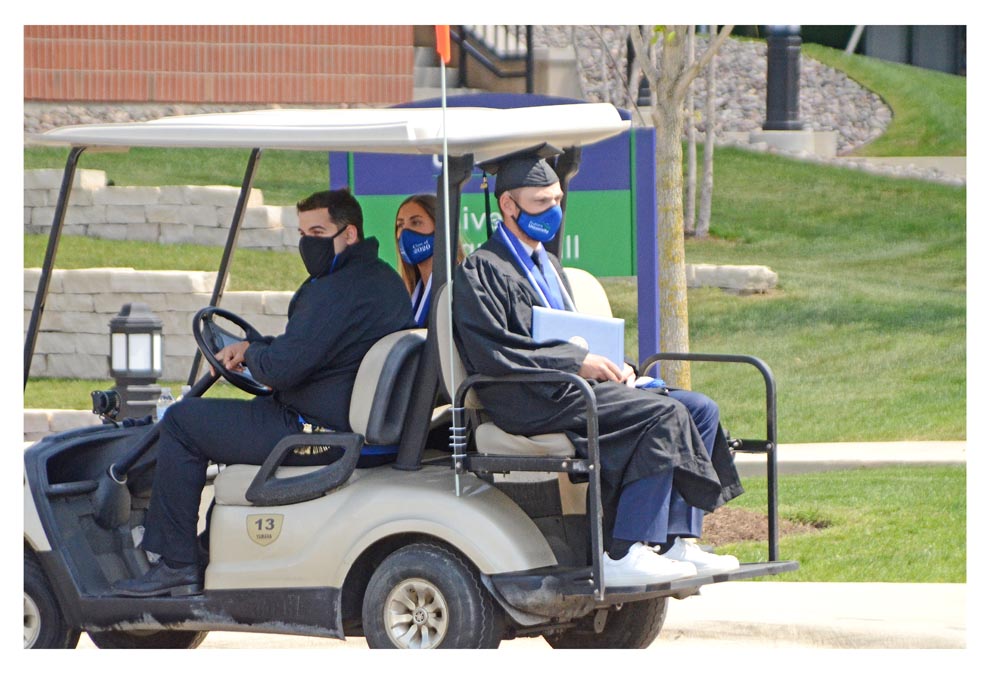 Aurora University graduation ceremony The Voice
