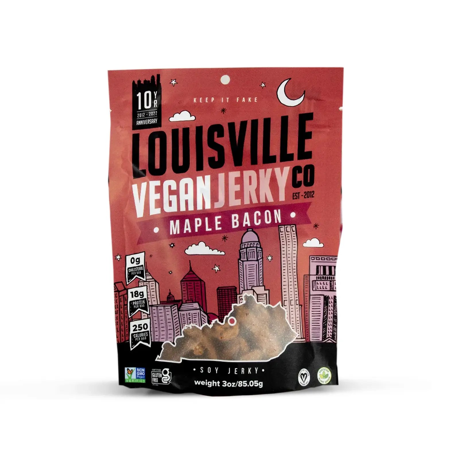 LOUISVILLE VEGAN JERKY CO BRAND Maple Bacon Jerky Vegan Cheese Shop