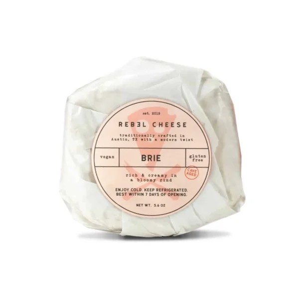 REBEL CHEESE BRAND Cave Aged Classic Brie Vegan Cheese Shop Dairy Free Cheese & Meat