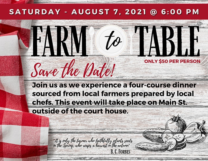 Main Street VW plans Farm to Table event « The VW independent