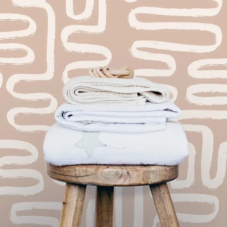 Beige Graphic Lines Wallpaper Peel and Stick The Wallberry