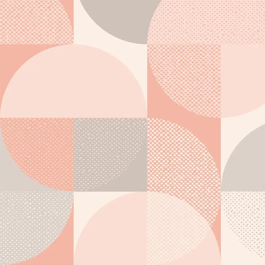 Pink Geometric Wallpaper
