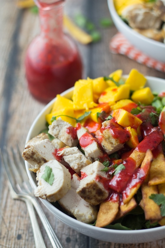 Mexican Chicken Salad with ChipotleRaspberry Dressing The Wanderlust