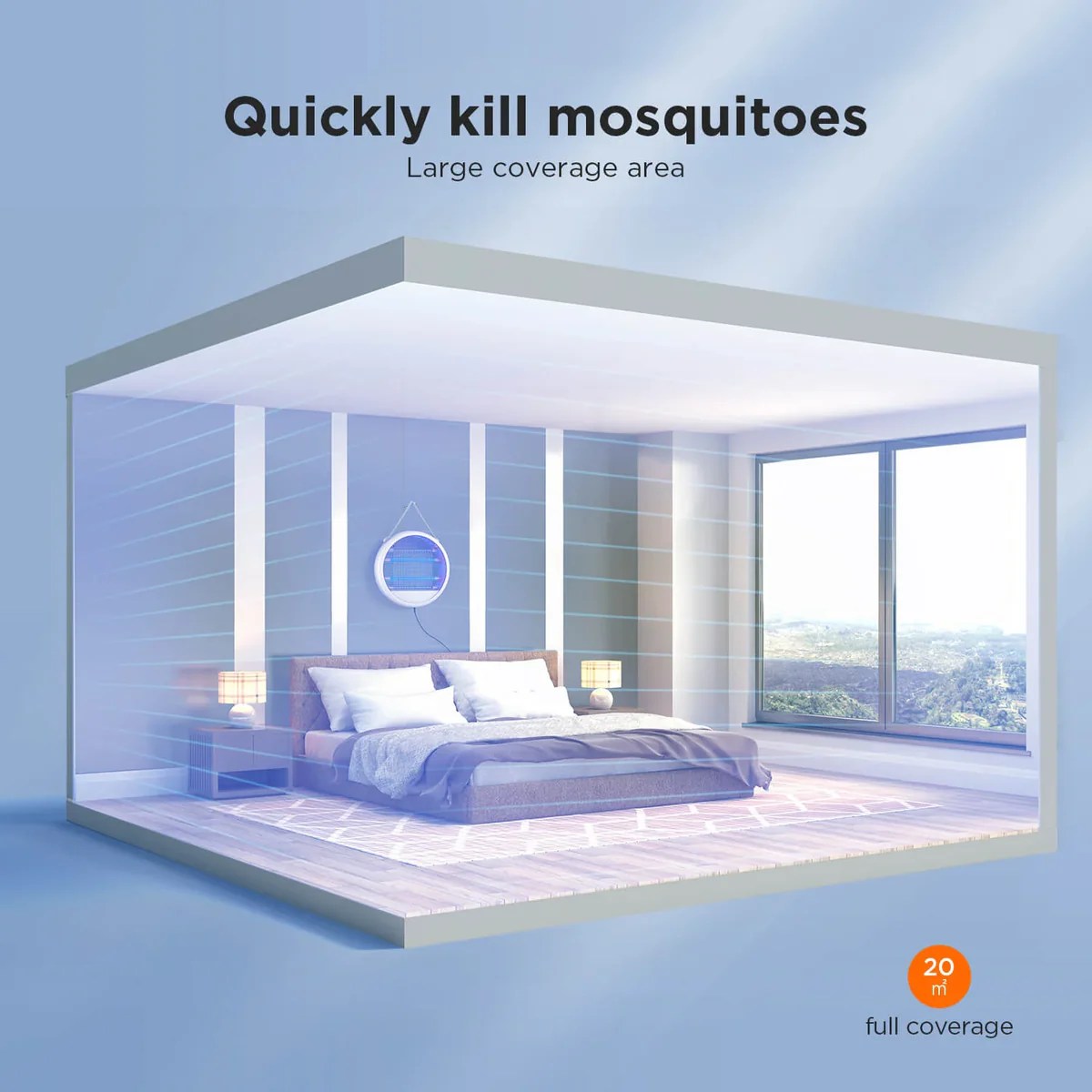 New POWBUZZ Electric Bug Zapper! The Warehouse Liquidation