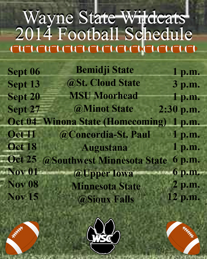 BigRich Sports Report Let’s play football The Wayne Stater