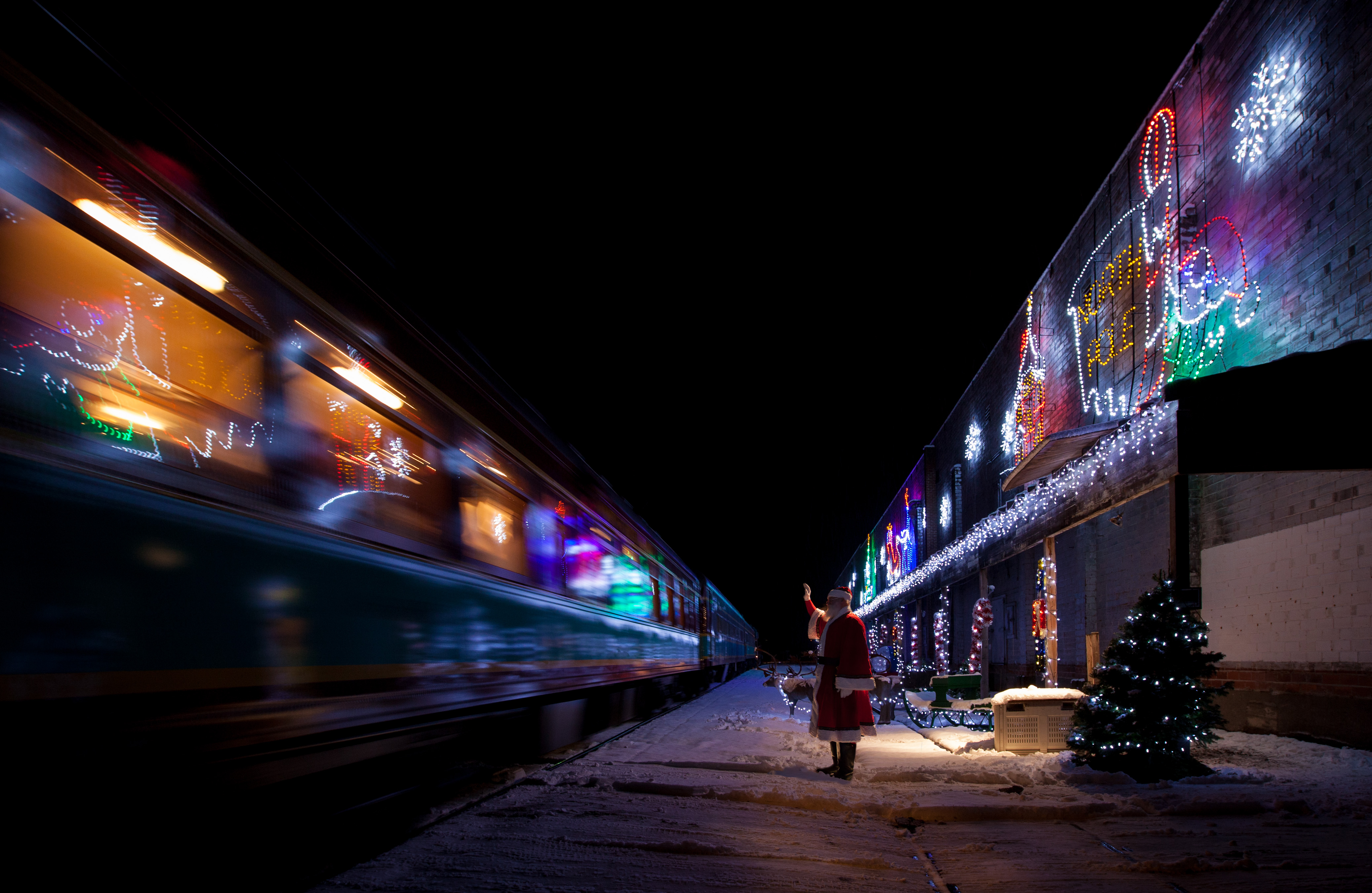 The Saratoga & North Creek Railway Returns to The North Pole Onboard