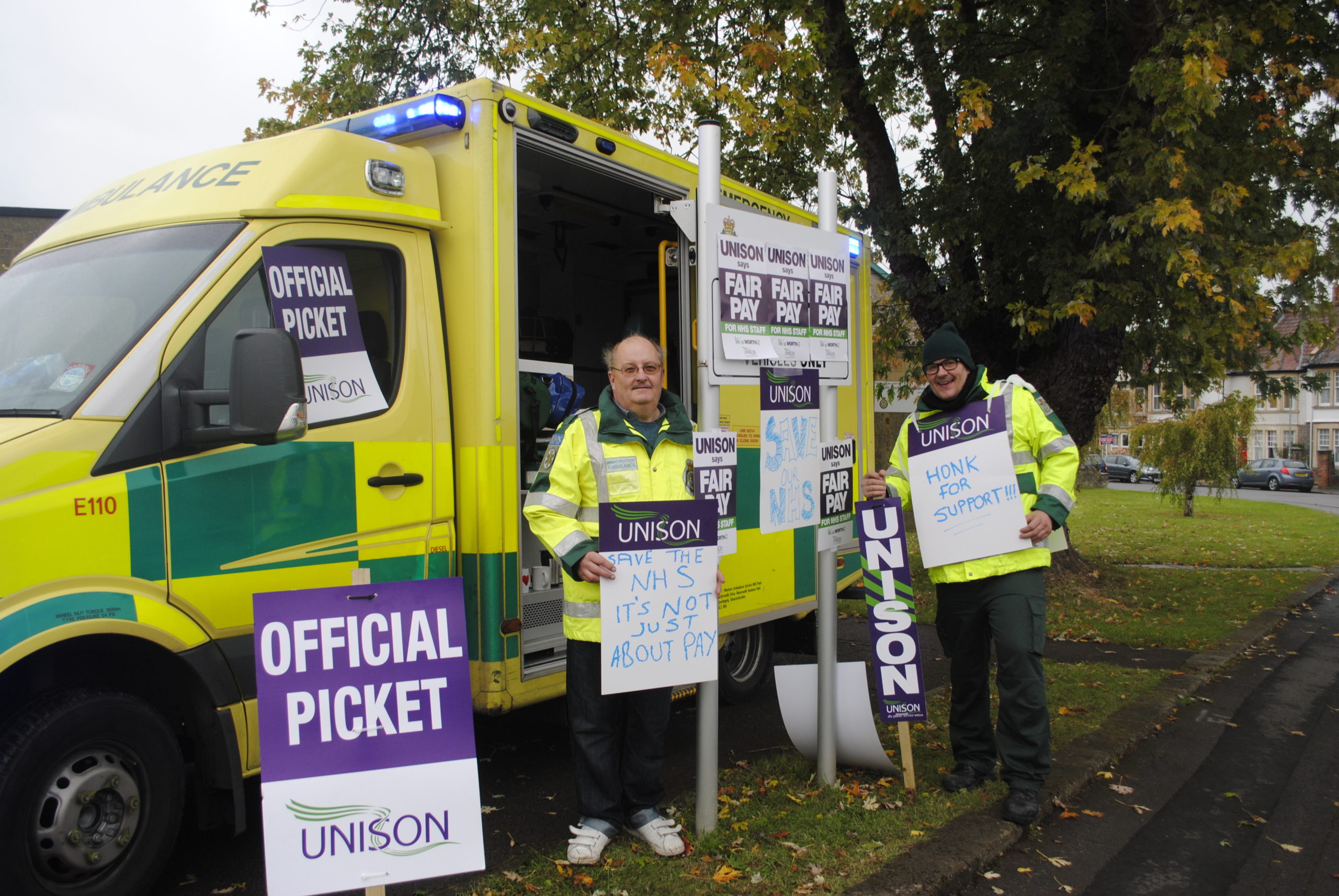 Ambulance staff in Keynsham and Soundwell among NHS staff striking