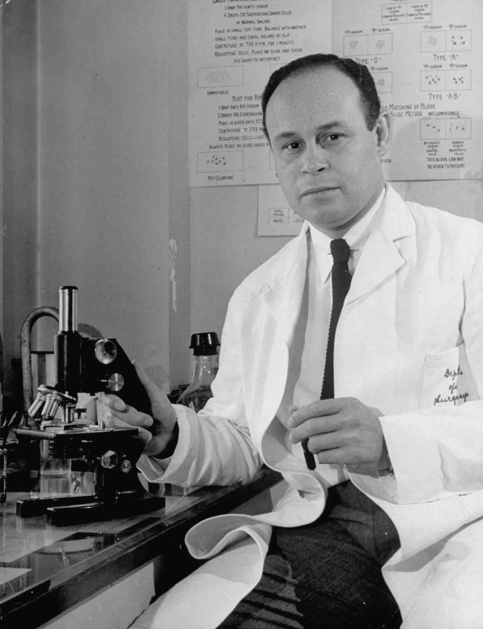 Inventor of the blood bank and savior of the Red Cross