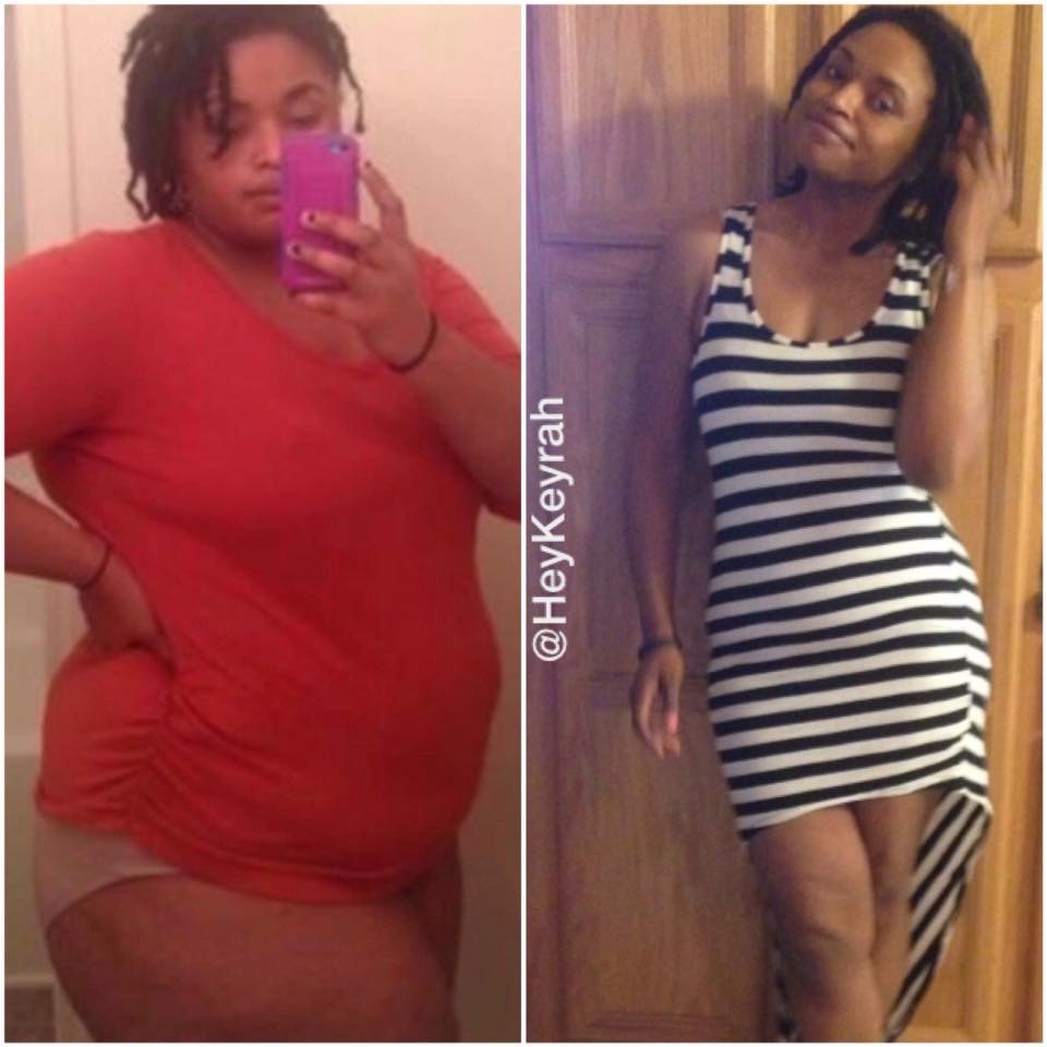 Before And After Keyrah Uses Vegan Diet To Lose 115 Pounds And Saves