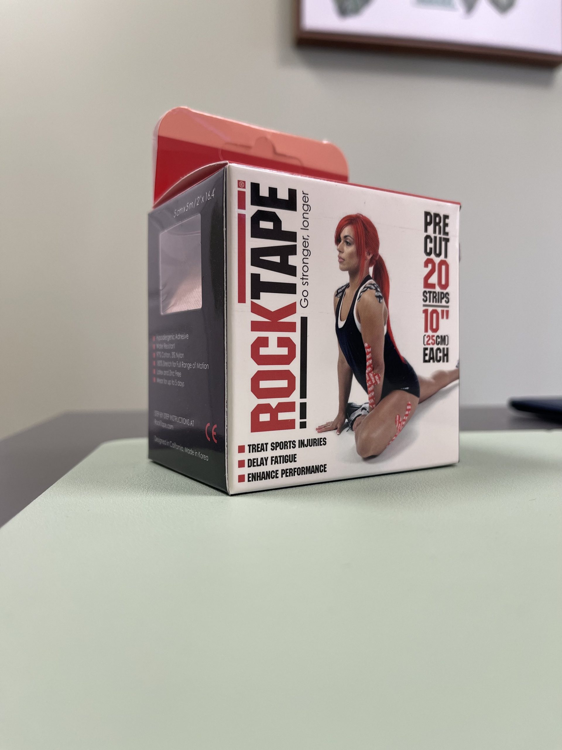 RockTape Pre Cut Strips Beige The Wellness Zone Fredericton