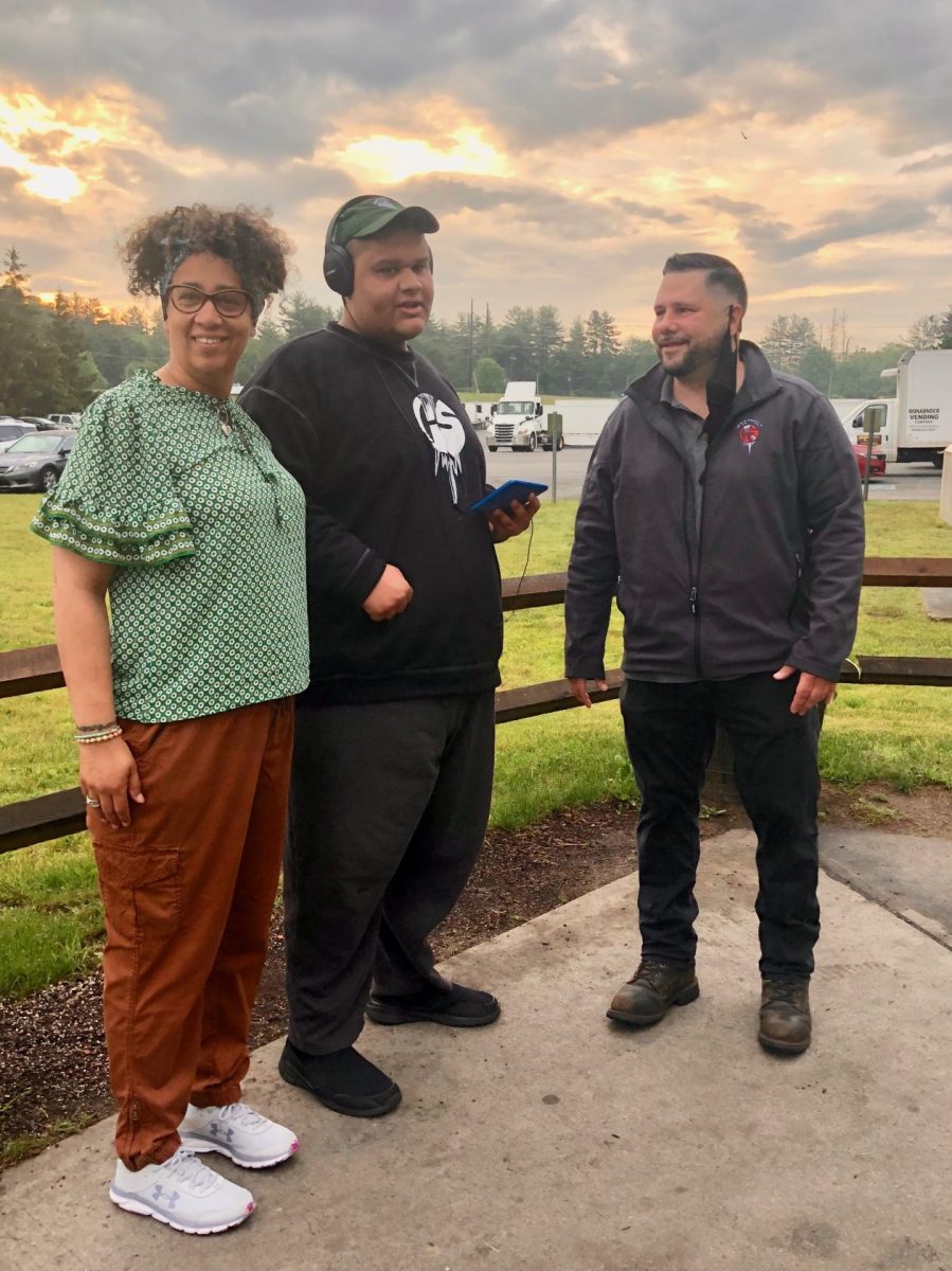 Rachel Morin, Seth Patrick and Michael Dupuis The Westfield News