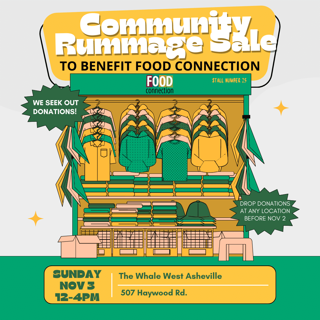 Community Rummage Sale To Benefit Food Connection The Whale A